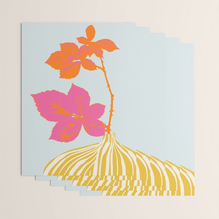 Plant based happyness Blackberry still life Wrapping Paper Gallery Image 3