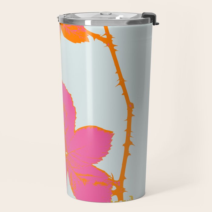 Plant based happyness Blackberry still life Travel Mug Gallery Image 2