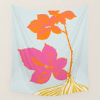 Plant based happyness Blackberry still life Wall Tapestry Gallery Image 4