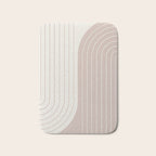 Two Tone Line Curvature LVII Bath Mat Gallery Image 1