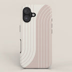 Two Tone Line Curvature LVII iPhone Case Gallery Image 1