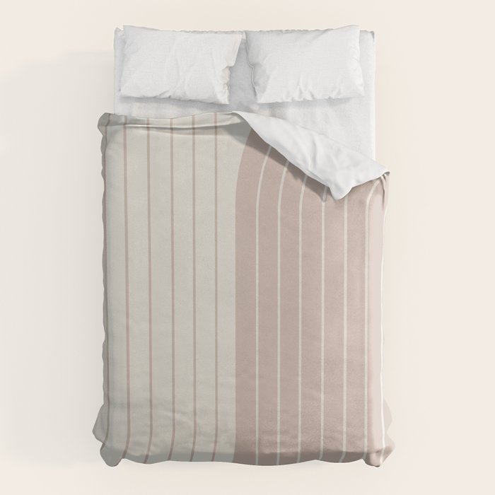 Two Tone Line Curvature LVII Duvet Cover Gallery Image 6