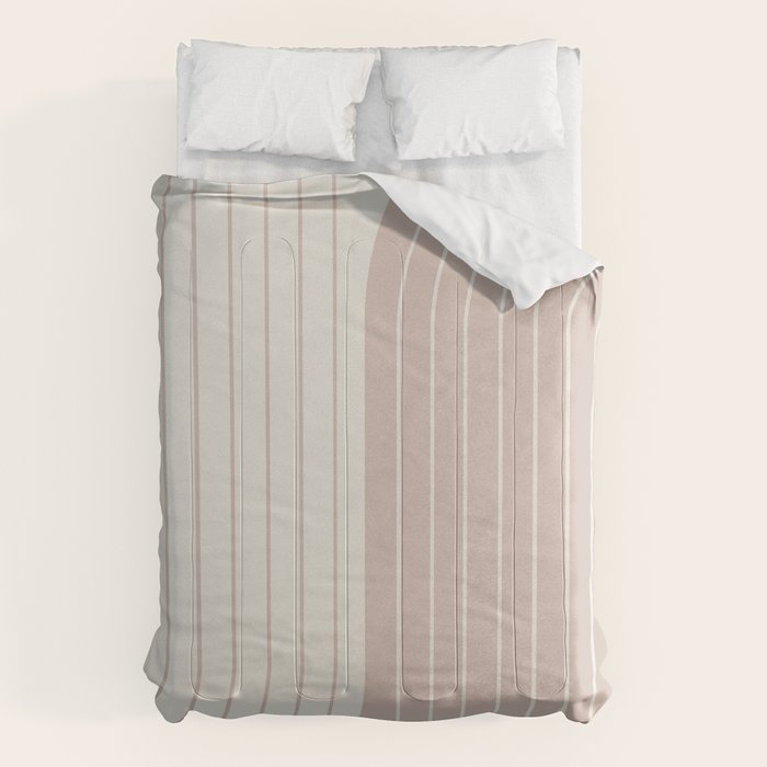 Two Tone Line Curvature LVII Comforter Gallery Image 6