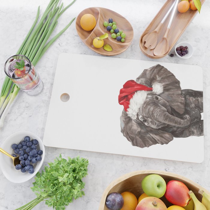Christmas Baby Elephant Cutting Board Gallery Image 2