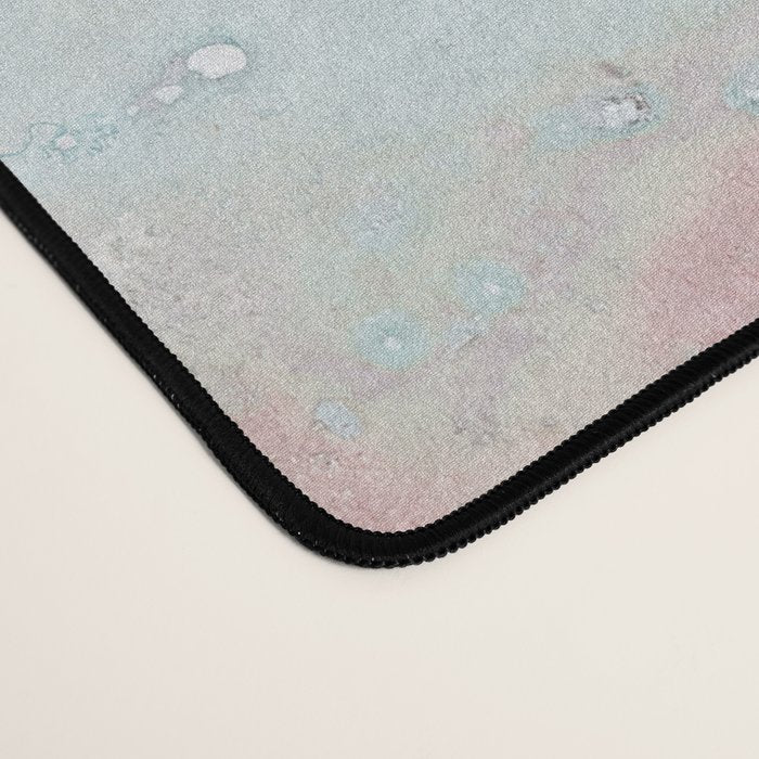 Marbled Stripes Luxury Rose Gold And Mint Glamour Desk Mat Gallery Image 4