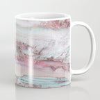 Marbled Stripes Luxury Rose Gold And Mint Glamour Coffee Mug Gallery Image 1