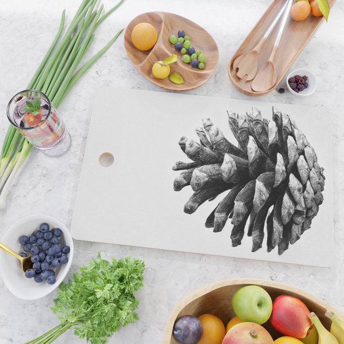 pinecone nature plants Cutting Board Gallery Image 2