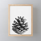 pinecone nature plants Mini Art Print Gallery Image 1