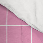 Hand Drawn Grid Hot Pink Comforter Gallery Image 4