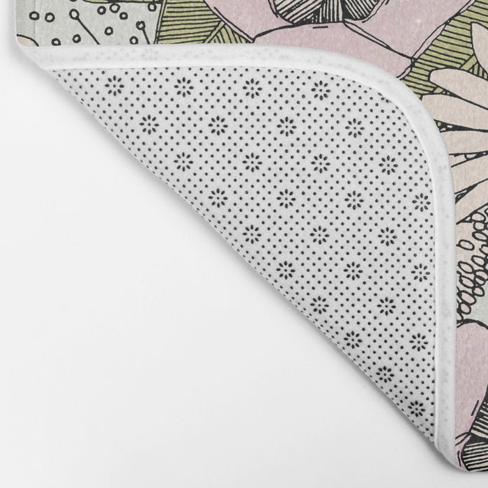 Australian garden chalk Bath Mat Gallery Image 2