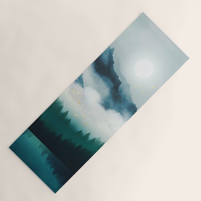 Midnight Moon Reflection Yoga Mat Gallery Image 1
