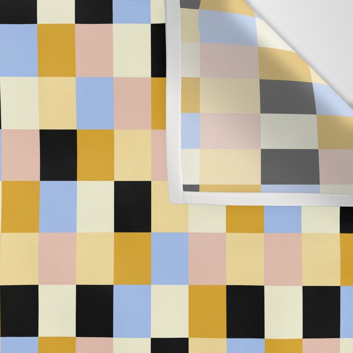Bold Colorful Checks Pattern - Small XXXV Wall Tapestry Gallery Image 3