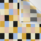 Bold Colorful Checks Pattern - Small XXXV Wall Tapestry Gallery Image 3