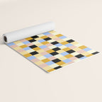 Bold Colorful Checks Pattern - Small XXXV Yoga Mat Gallery Image 2