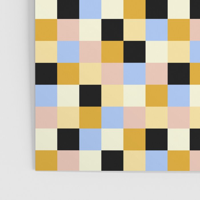 Bold Colorful Checks Pattern - Small XXXV Poster Gallery Image 3