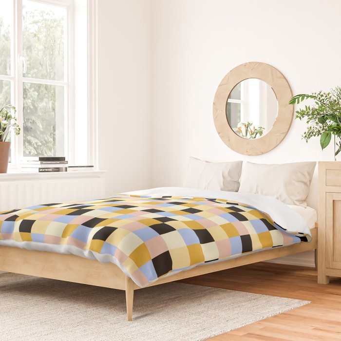 Bold Colorful Checks Pattern - Small XXXV Duvet Cover Gallery Image 2