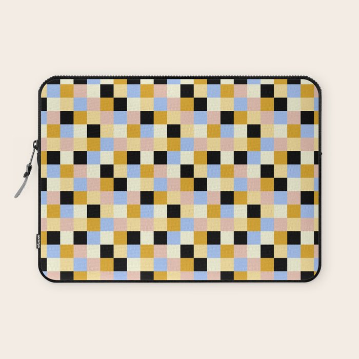 Bold Colorful Checks Pattern - Small XXXV Laptop Sleeve Gallery Image 1