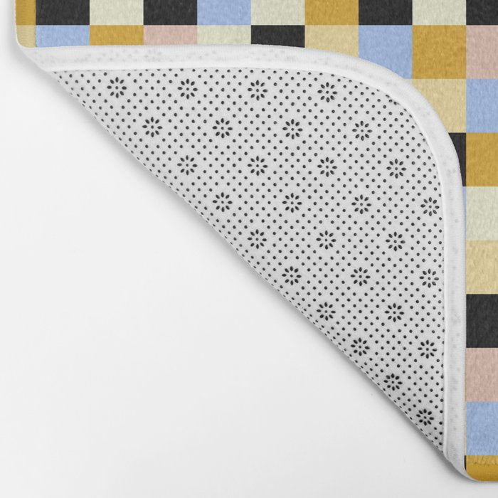 Bold Colorful Checks Pattern - Small XXXV Bath Mat Gallery Image 2