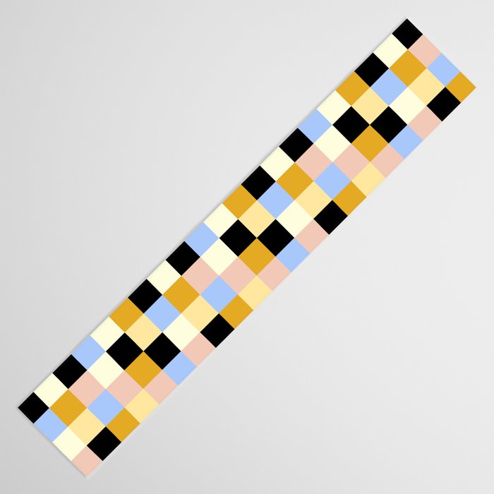 Bold Colorful Checks Pattern - Small XXXV Table Runner Gallery Image 3