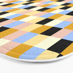Bold Colorful Checks Pattern - Small XXXV Bath Mat Gallery Image 3