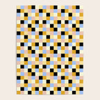 Bold Colorful Checks Pattern - Small XXXV Poster Gallery Image 4