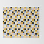 Bold Colorful Checks Pattern - Small XXXV Throw Blanket Gallery Image 2