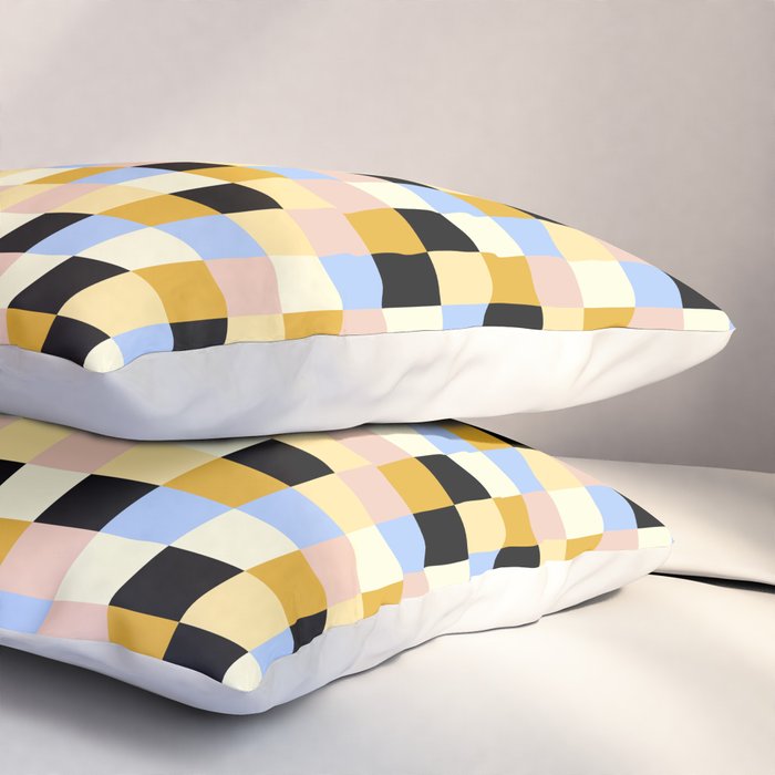 Bold Colorful Checks Pattern - Small XXXV Pillow Sham Gallery Image 3