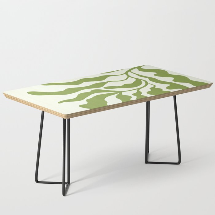Olive green abstract  plants  Coffee Table Gallery Image 1