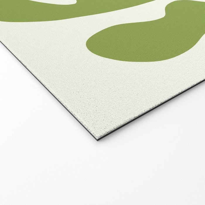 Olive green abstract  plants  Welcome Mat Gallery Image 2