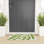 Olive green abstract  plants  Welcome Mat Gallery Image 3