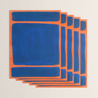 Colourful Field Orange And Blue Wrapping Paper Gallery Image 3
