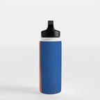 Colourful Field Orange And Blue Water Bottle Gallery Image 3