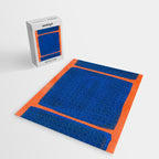 Colourful Field Orange And Blue Jigsaw Puzzle Gallery Image 2