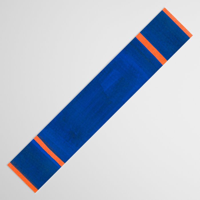 Colourful Field Orange And Blue Table Runner Gallery Image 3