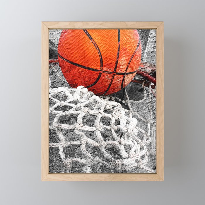 Basketball artwork variant 2 Mini Art Print Gallery Image 1
