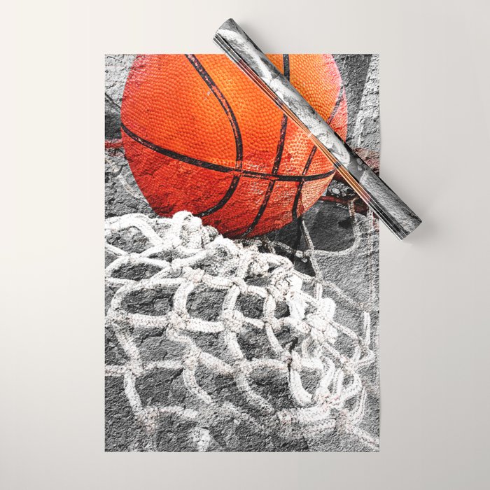 Basketball artwork variant 2 Wrapping Paper Gallery Image 1