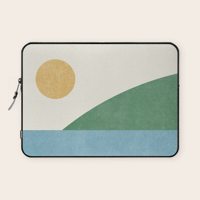 Sunny Landscape Laptop Sleeve Gallery Image 1