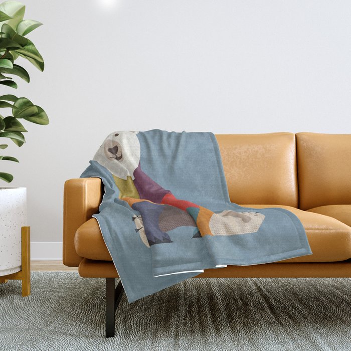 Polar Bear Throw Blanket Gallery Image 1