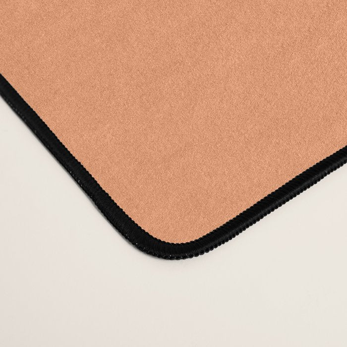 Orange Geometric Block Stripes Pattern Desk Mat Gallery Image 4