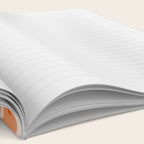 Orange Geometric Block Stripes Pattern Notebook Gallery Image 2