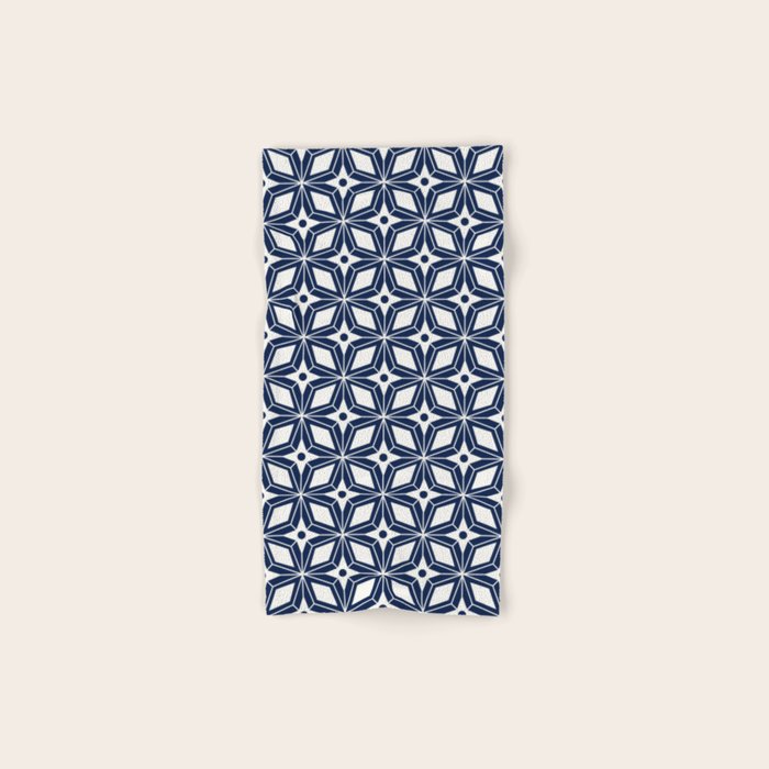 Starburst - Navy Hand & Bath Towel Gallery Image 1