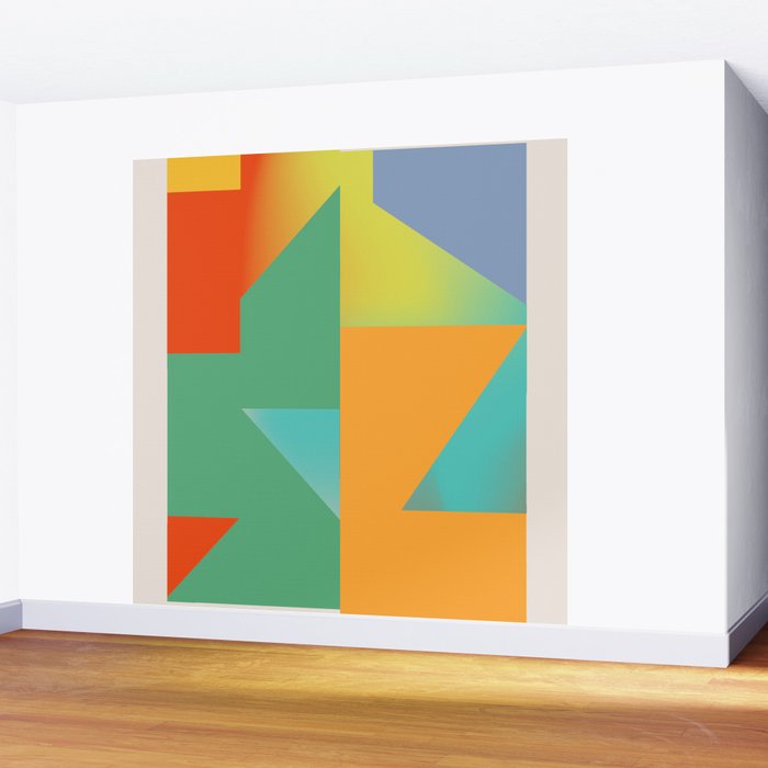 Modern Abstraction 3 Wall Mural Gallery Image 2