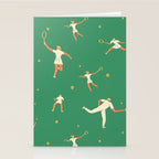 Tennis players Stationery Card Gallery Image 2