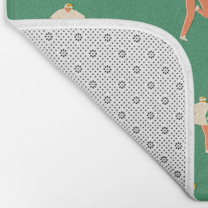 Tennis players Bath Mat Gallery Image 2