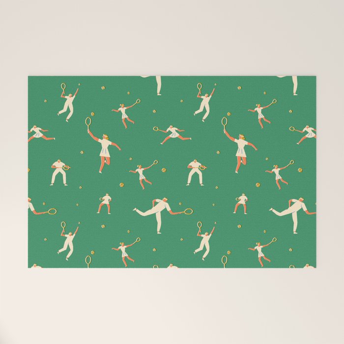 Tennis players Welcome Mat Gallery Image 1