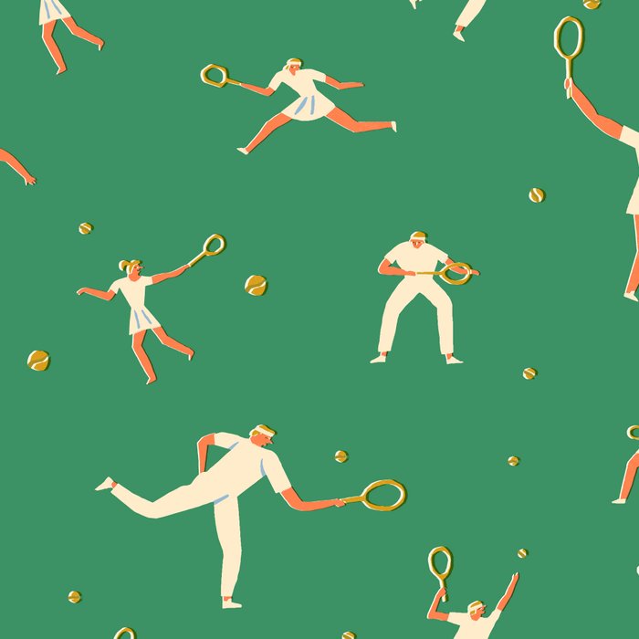 Tennis players Coffee Mug Gallery Image 2