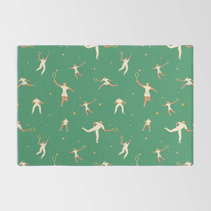 Tennis players Rug Gallery Image 2