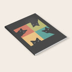 Black Cat Peeking 2x2 Notebook Gallery Image 2