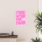 Pink Maximalist Quote - More Amor Poster Gallery Image 2