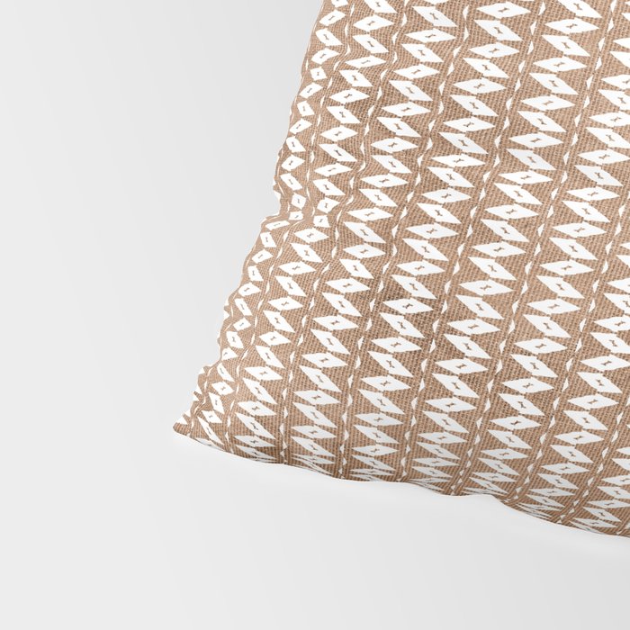 Two Toned Tan Texture Pillow Sham Gallery Image 4